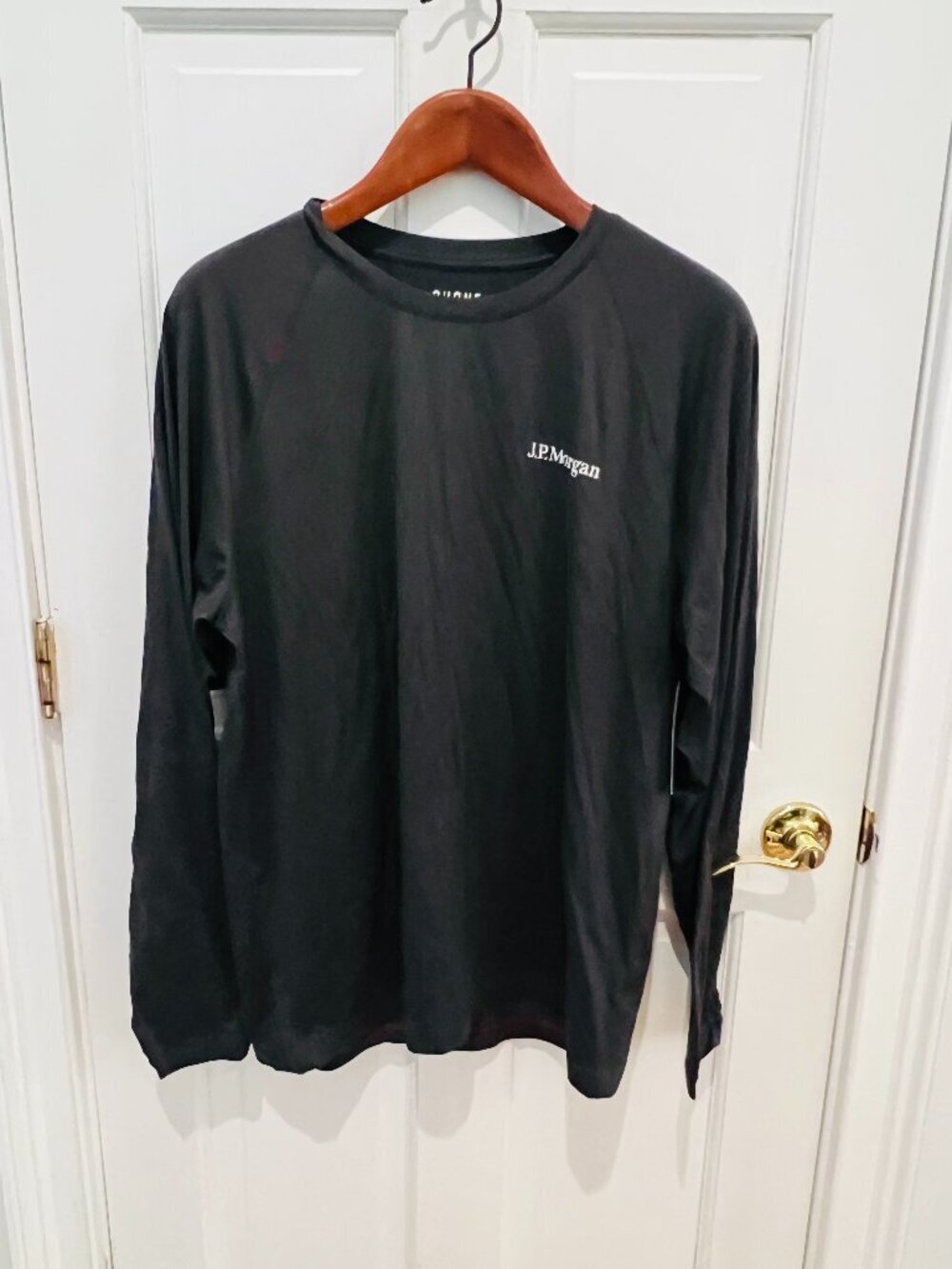 Rhone x JP Morgan Mens Long Sleeve Training Performance Reign Tee NWT Size XL